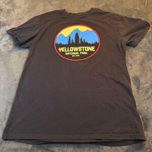 General Standard Yellowstone National Park Graphic T Shirt Adult Size Large